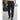 Mens Black Stretchy Cargo Work Pants Comfort Durability: black cargo pants with stretchy fabric and elastic waist.