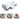 Butterfly-shaped memory foam neck pillow for orthopedic cervical support and pain relief.