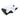 Butterfly-shaped memory foam neck pillow with white quilted top and black sides for orthopedic cervical support.