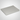 Large silver stainless steel chopping board on a light gray background