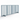 Adjustable grey wooden dog gate