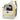 PetEase grey-yellow Cat  Dog Carrier Backpack  Transparent Pet Travel Bag with panoramic clear window and mesh sides