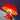 Modern Mushroom Table Lamp Bright Orange LED USB—vibrant orange plastic mushroom lamp for bright, playful lighting.