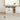 Cat Litter Box Cabinet - Hidden Litter Furniture farmhouse cabinet with top bed and orange cat entering compartment