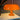 Modern Mushroom Table Lamp Bright Orange LED USB, vibrant orange plastic lamp with mushroom silhouette.