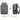 Gray nylon Laptop Backpack Lightweight Expandable Durable, front and side views; 45cm tall, expands 2.7in–5.9in.