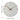 Nordic Minimalist Wall Clock  Silent Quartz Clock - white round wall clock with brown hands, 29cm, modern decor