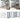Large 3/4 Panels Folding Door Divider Safety Barrier Pet Gate Freestanding Wooden Dog Fence 140x60.5cm Grey/White
