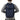 Navy Molle Tactical Backpack 45L Hiking Gym Survival Bag worn by model, multiple compartments, MOLLE webbing and UK flag patch