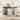 Farmhouse side table with brown top and barn-door Cat Litter Box Cabinet - Hidden Litter Furniture concealing litter box