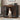 Dog Crate Furniture Wooden Kennel End Table in rustic wood with metal bars and happy spaniel inside.
