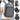 Gray nylon Laptop Backpack Lightweight Expandable Durable with organized interior, luggage strap and sleek business design