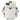 White Tactical Backpack 45L  Hiking  Gym Bag with laser-cut MOLLE panel, side mesh bottle pockets and Union Jack patch