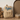 Personalized Corken Backpack Custom Name Lightweight Design beige corduroy backpack with front pocket and blue embroidery.