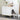 Stylish White Wooden Hidden Litter Box Furniture transitions your cat's litter box into elegant living room decor.