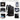Black 50L Hiking Backpack Durable USB Powered Travel Ready with laptop sleeve, shoe compartment and USB port