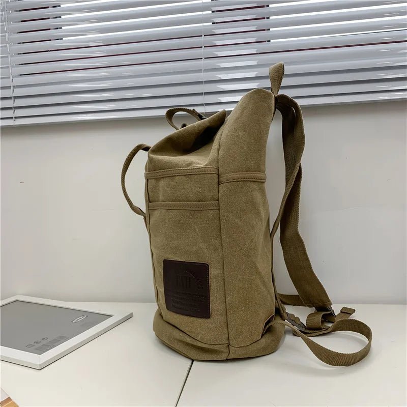 Sport Large Capacity Travel Backpacks Male Luggage Canvas Bucket Shoulder Bag Man Hiking Duffle Bags Men Rucksack Outdoor