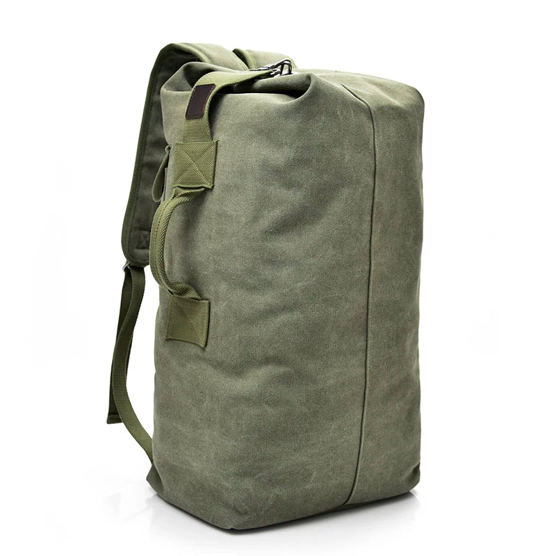 Large Capacity Rucksack Man Travel Bag Mountaineering Backpack Male Luggage Canvas Bucket Shoulder Bags for Boys Men Backpacks