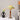 Elegant Wooden Desk Lamp, wood base with green conical shade on bedside table, Retro Simple