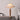 Elegant Wooden Desk Lamp with conical fabric shade, tapered wooden base and warm LED glow