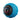Vibrant blue Massage Ball Deep Tissue Muscle Relief with vibration feature for targeted muscle relaxation and recovery.