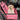 Durable Dog Car Seat Basket for Front Seats: pink paw-print basket with golden retriever puppy in car.