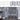 Large 3/4 Panels Folding Door Divider Safety Barrier Pet Gate Freestanding Wooden Dog Fence Grey/White 140x60.5cm LIFELOOK