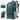 Teal 50L Hiking Backpack Durable USB Powered Travel Ready with USB port, shoe compartment and padded straps