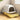 Covered Cat Litter Box Large High Sided AntiSplash in yellow and white with hood, flip door and litter scoop