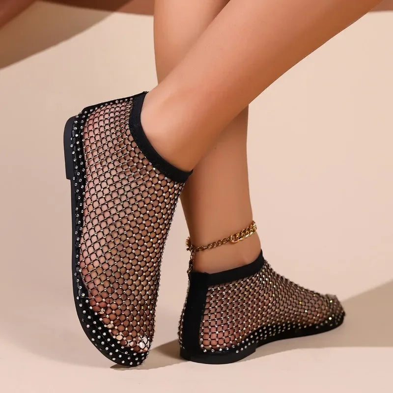 Bling Mesh Summer Sandals