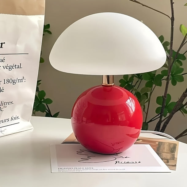 LED Mushroom Desk Lamp  USB Plugin  MultiColor Decorative Light