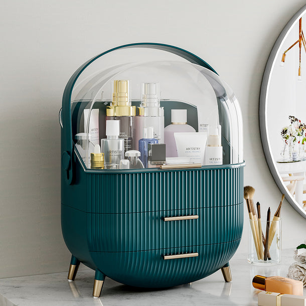 Makeup Organizer with Drawers  Cosmetic Storage Box