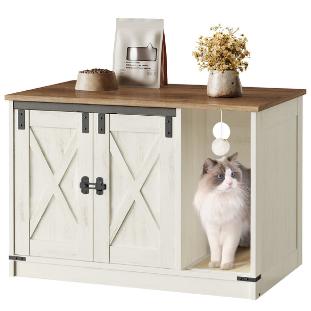 Cat Litter Box Cabinet  Hidden Litter Furniture