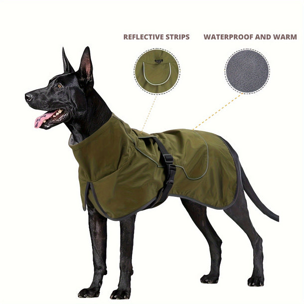 Waterproof Dog Jackets Warm Winter Coats for Large Dogs
